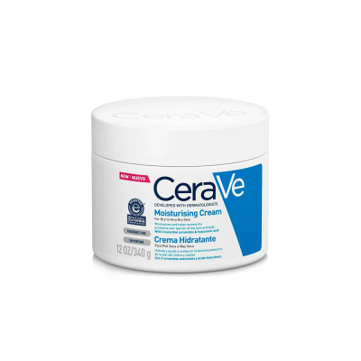 CeraVe Crema Hidratante Duplo 2x340 ml | Hidratación intensiva para piel seca CeraVe Crema Hidratante Duplo 2x340 ml | Hidratación intensiva para piel seca