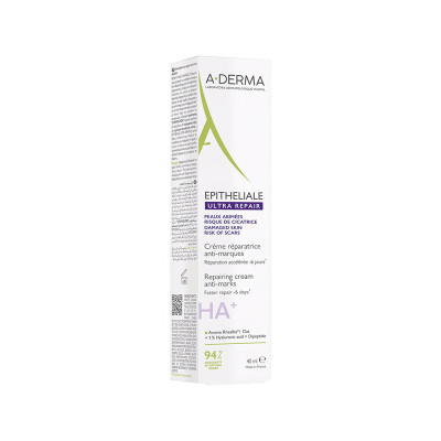 A-DERMA EPITHELIALE A.H ULTRA Crema Reparadora Antimarcas 40 ml | Reparación y Cuidado de la Piel Fragilizada