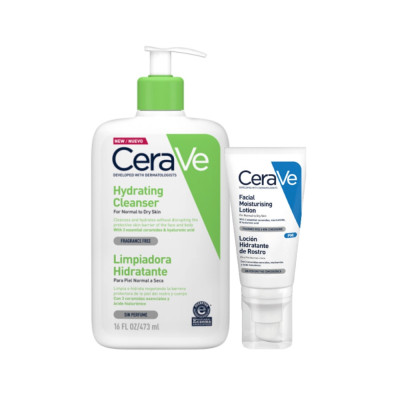Pack Rutina CeraVe Piel Seca/Normal | Hidratación y Limpieza Diario Pack Rutina CeraVe Piel Seca/Normal | Hidratación y Limpieza Diario
