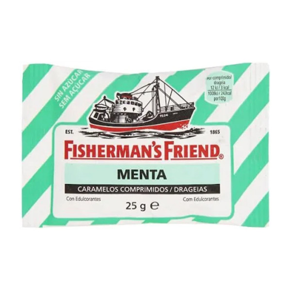 FISHERMAN’S FRIEND MENTA 25G | Pastillas mentoladas refrescantes y balsámicas