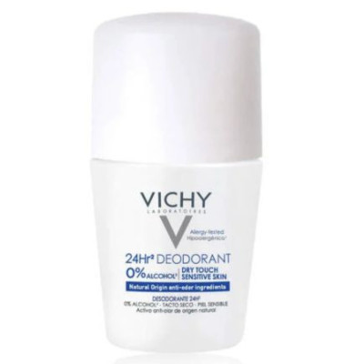DESODORANTE 24 H SIN SALES DE ALUMINIO VICHY 1 ROLL ON 50 ML
