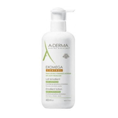 A-DERMA EXOMEGA CONTROL LECHE EMOLIENTE 1 ENVASE 400 ML