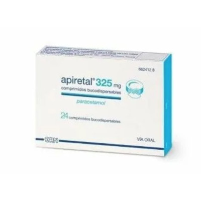 APIRETAL 325 MG 24 COMPRIMIDOS BUCODISPERSABLES