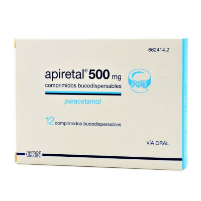 APIRETAL 500 MG 12 COMPRIMIDOS BUCODISPERSABLES
