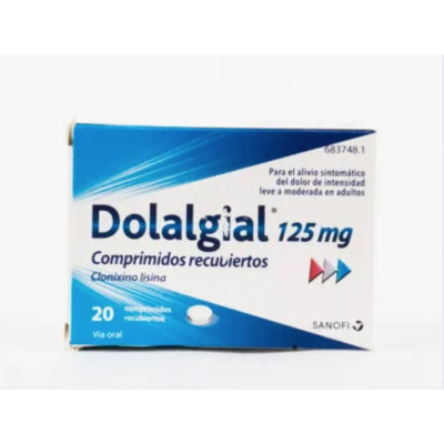 DOLALGIAL CLONIXINO LISINA 125 MG 20 COMPRIMIDOS RECUBIERTOS