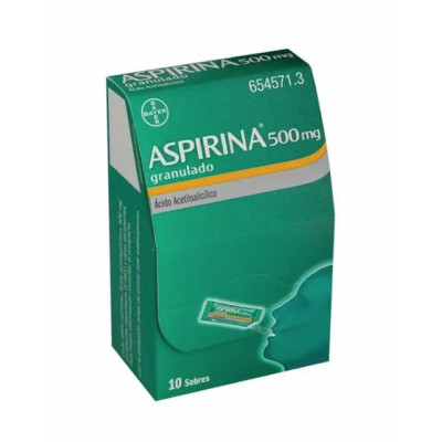 ASPIRINA 500 MG 10 SOBRES GRANULADO ORAL