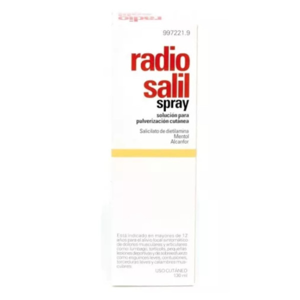 RADIO SALIL AEROSOL CUTANEO EN SOLUCION 1 ENVASE 130 ML