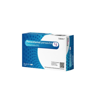 PARACETAMOL PENSAVITAL EFG 1 G 10 COMPRIMIDOS