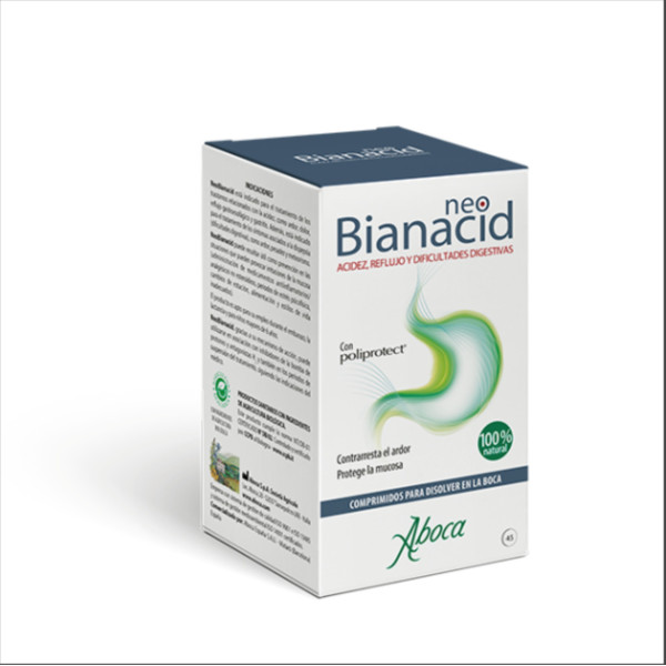 NEOBIANACID ACIDEZ Y REFLUJO 45 COMPRIMIDOS MASTICABLES