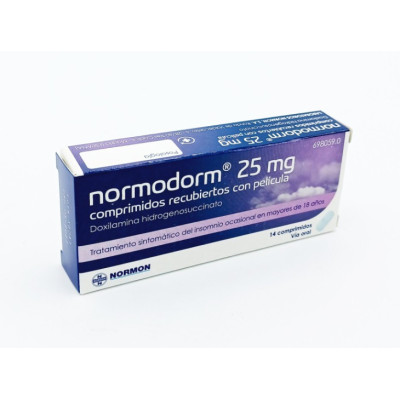 NORMODORM 25 MG 14 COMPRIMIDOS RECUBIERTOS