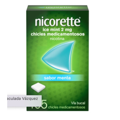 NICORETTE ICE MINT 2 MG 105 CHICLES MEDICAMENTOSOS