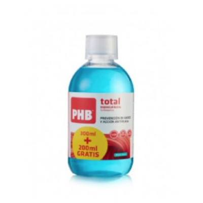 PHB TOTAL ENJUAGUE BUCAL 1 ENVASE 300 ML + 1 ENVASE 200 ML
