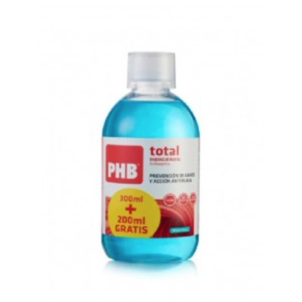 PHB TOTAL ENJUAGUE BUCAL 1 ENVASE 300 ML + 1 ENVASE 200 ML