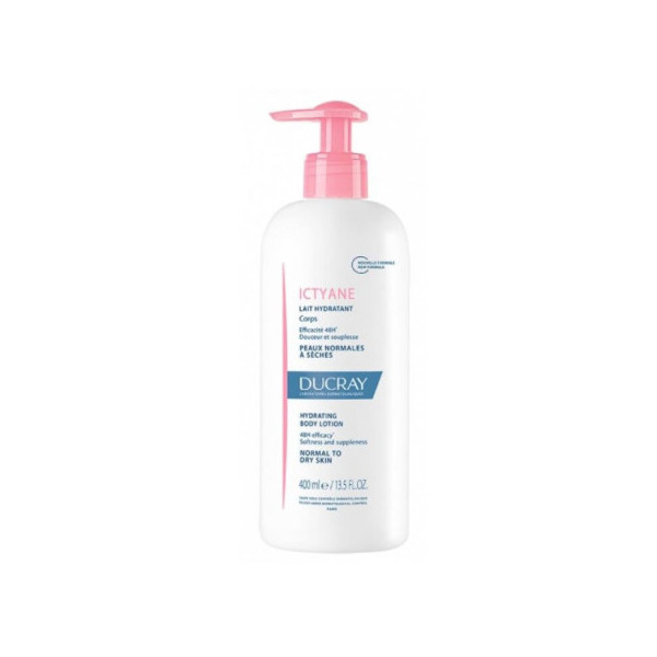 ICTYANE LECHE CORPORAL HIDRATANTE DUCRAY 1 ENVASE 400 ML